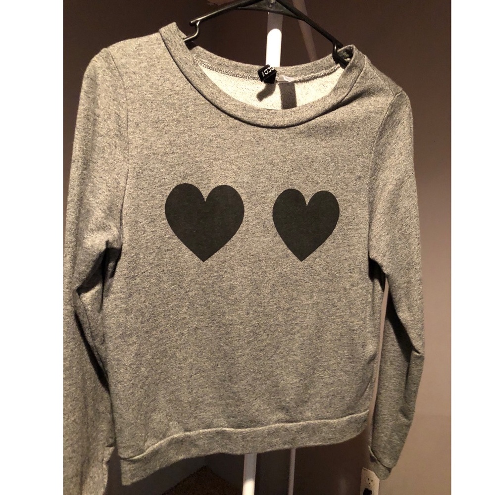H&M heart sweatshirt